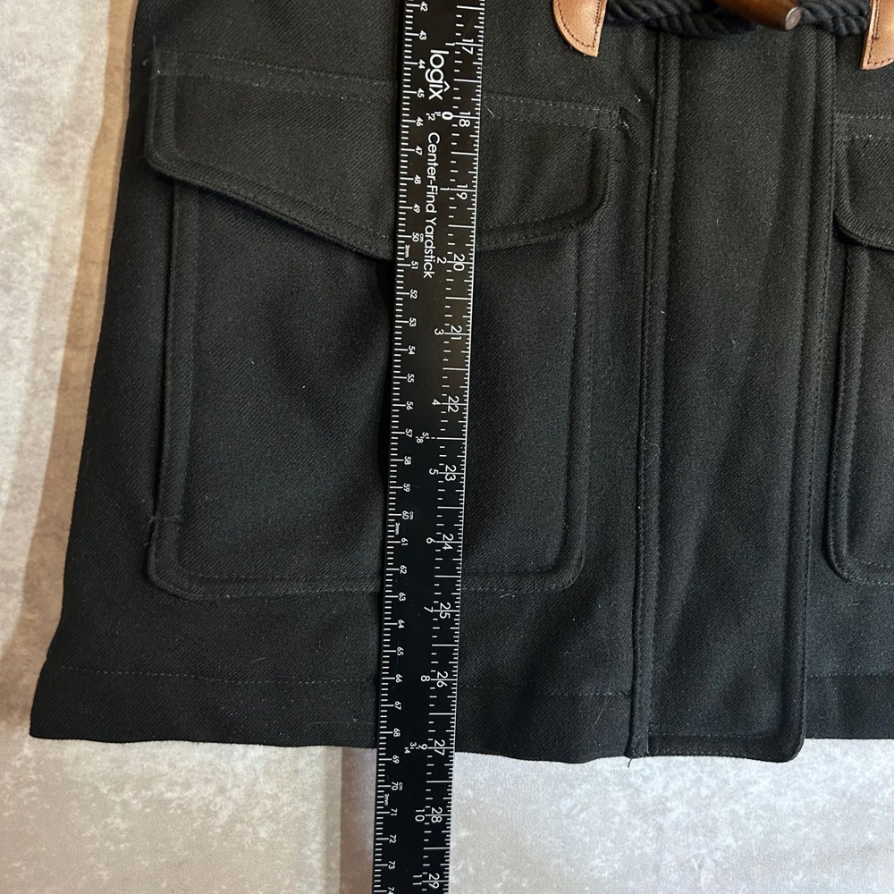 Merrell Opti-Shell Hooded Duffle Coat Black Toggle Parka Jacket Women's XS READ - Picture 11 of 14